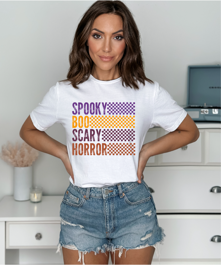 Spooky Boo Scary- Full Color DTF Transfer