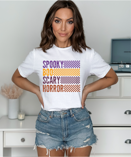 Spooky Boo Scary- Full Color DTF Transfer