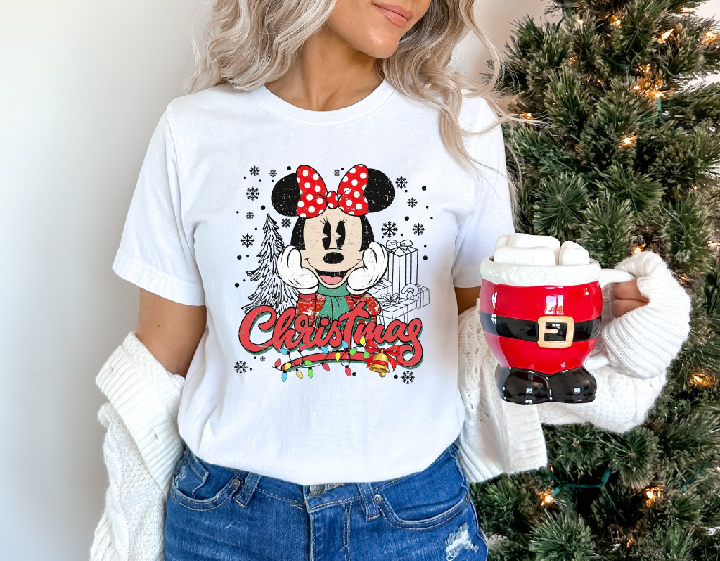 Girl Christmas Design- Full Color Transfer (DTF)