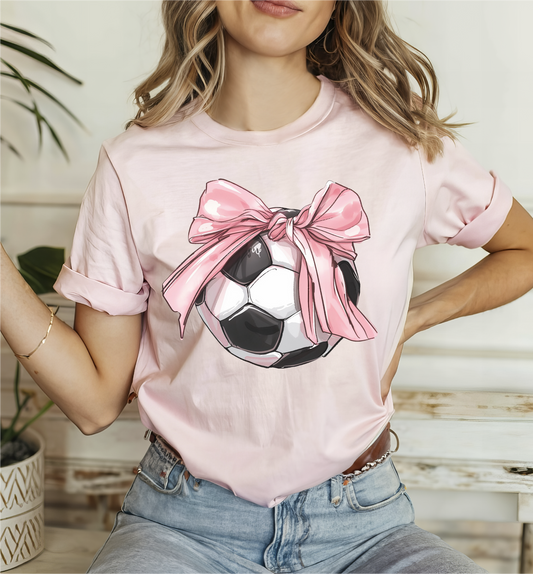 Soccer Bow-DTF Full Color Transfers