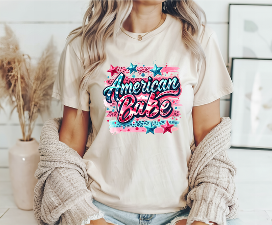 American Babe-DTF Full Color Transfer