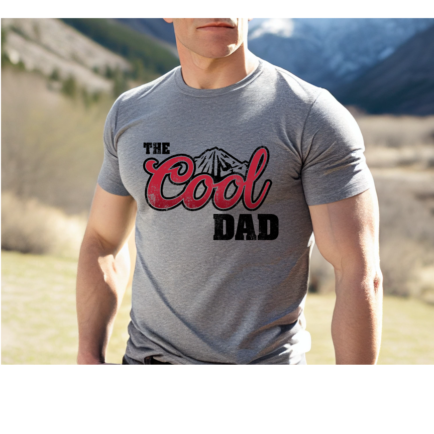 The Cool Dad -Full Color DTF Transfer