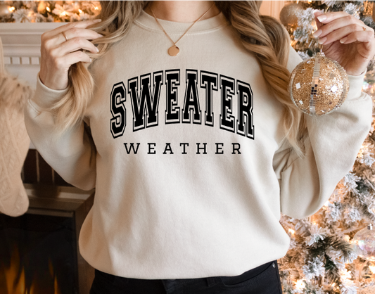 Sweater Weather-Screen Print Transfer (RTS)