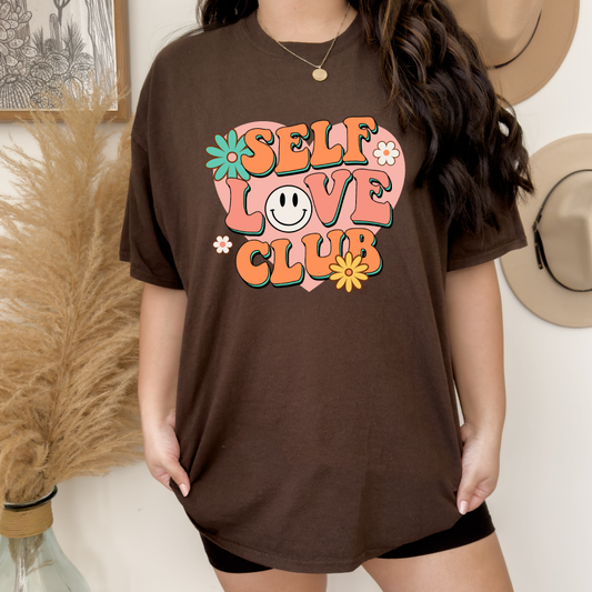 Self Love Club  - Full Color DTF Transfer