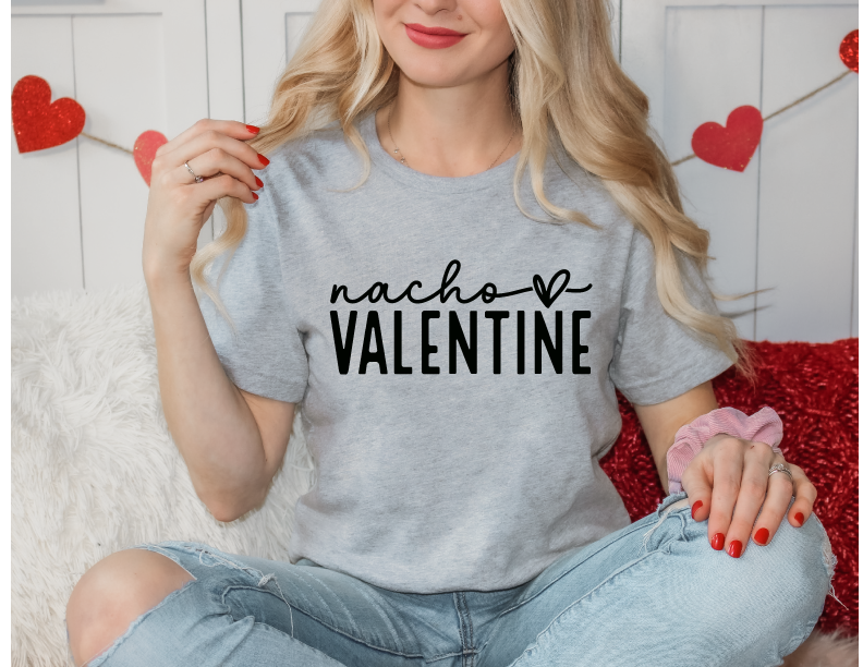 Nacho Valentine Love Screen Print Transfer (RTS)