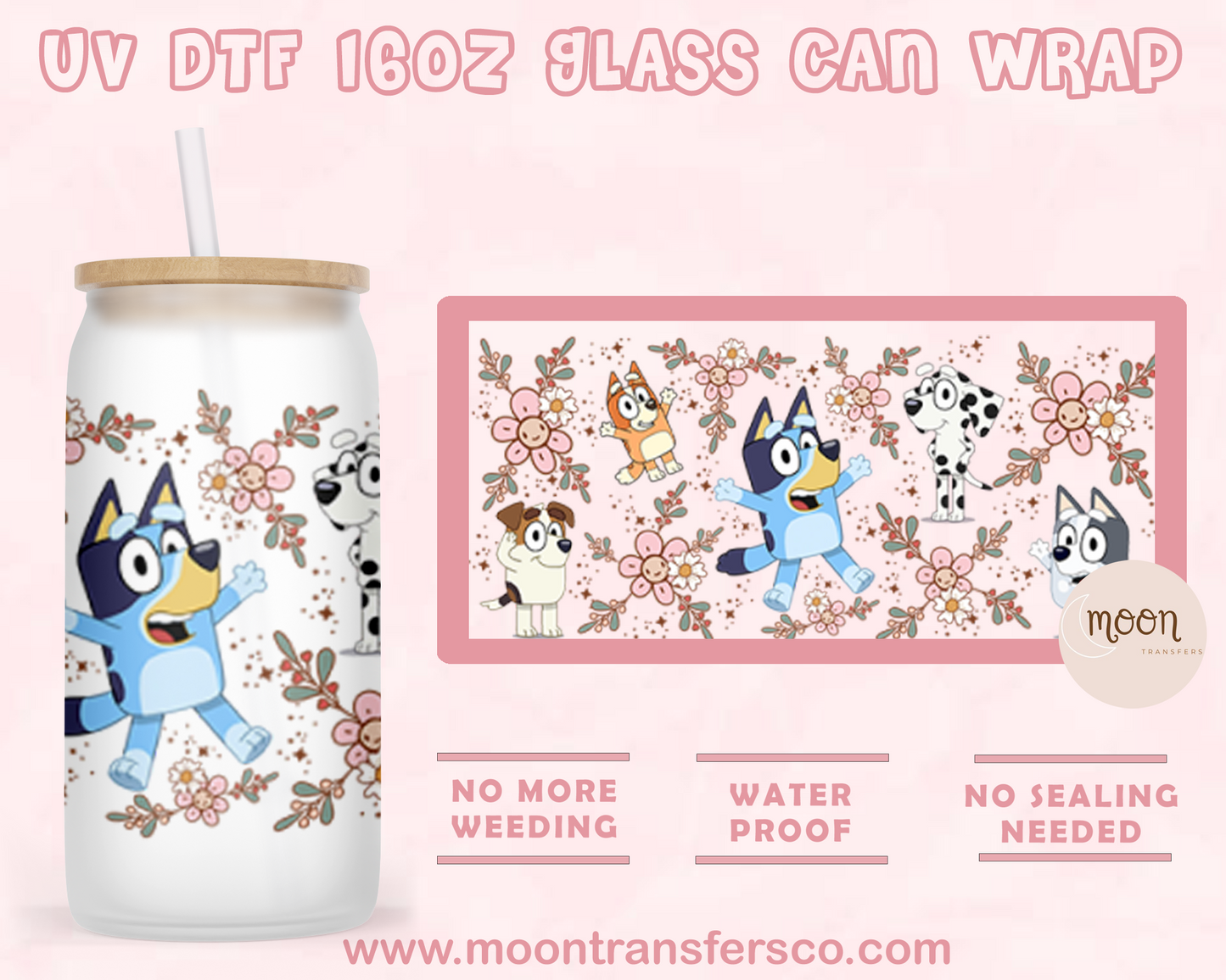 03- UV DTF 16oz Glass Can