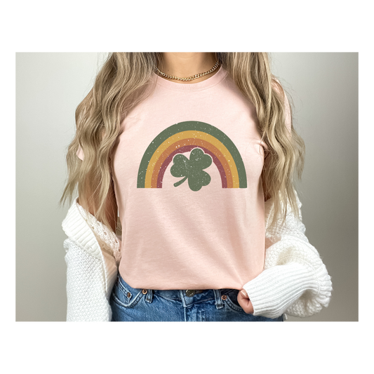 Retro Rainbow St. Patrick's  - Full Color DTF Transfer